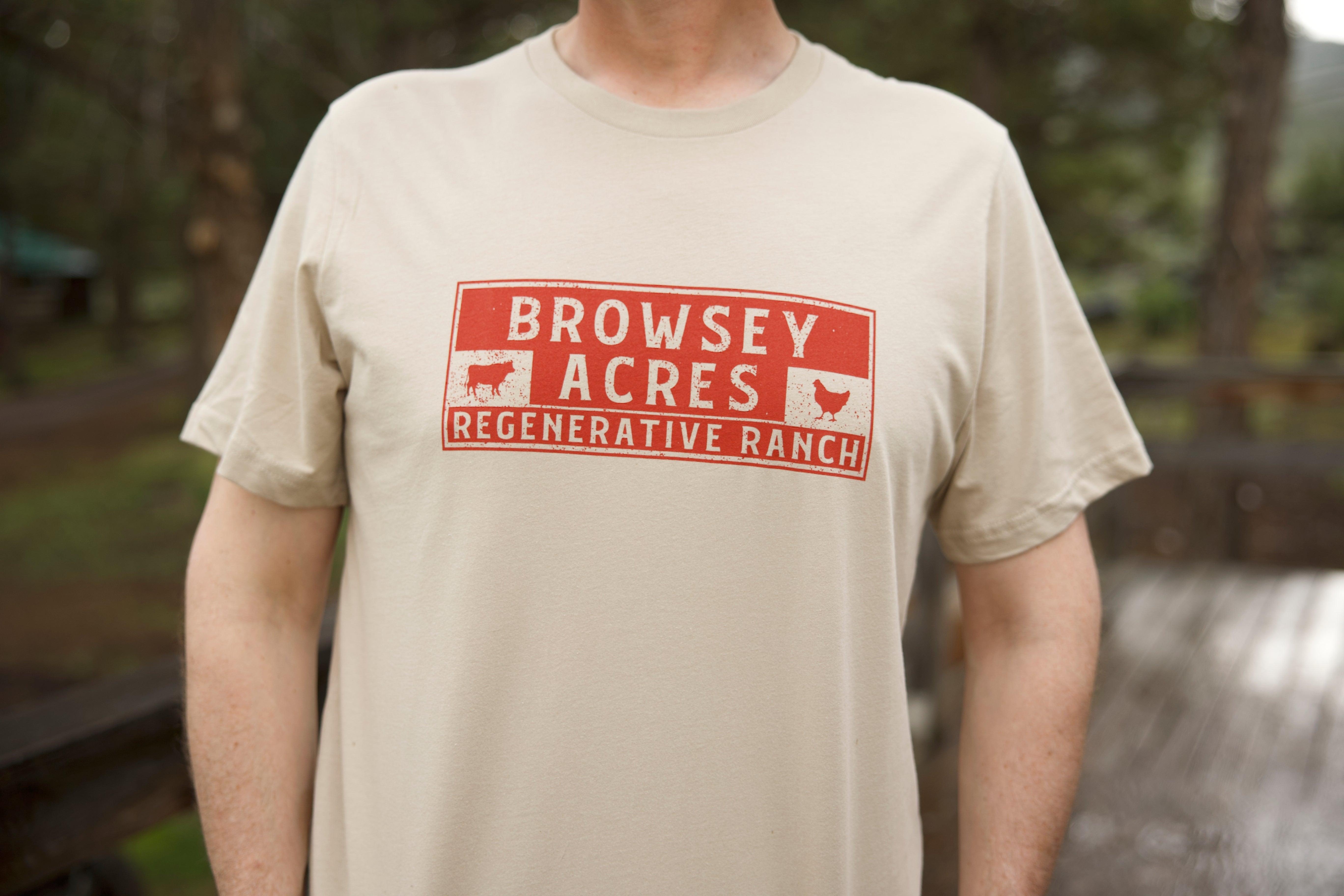 Browsey Acres Mens Regenerative Ranch T-Shirt - Browsey Acres Inc