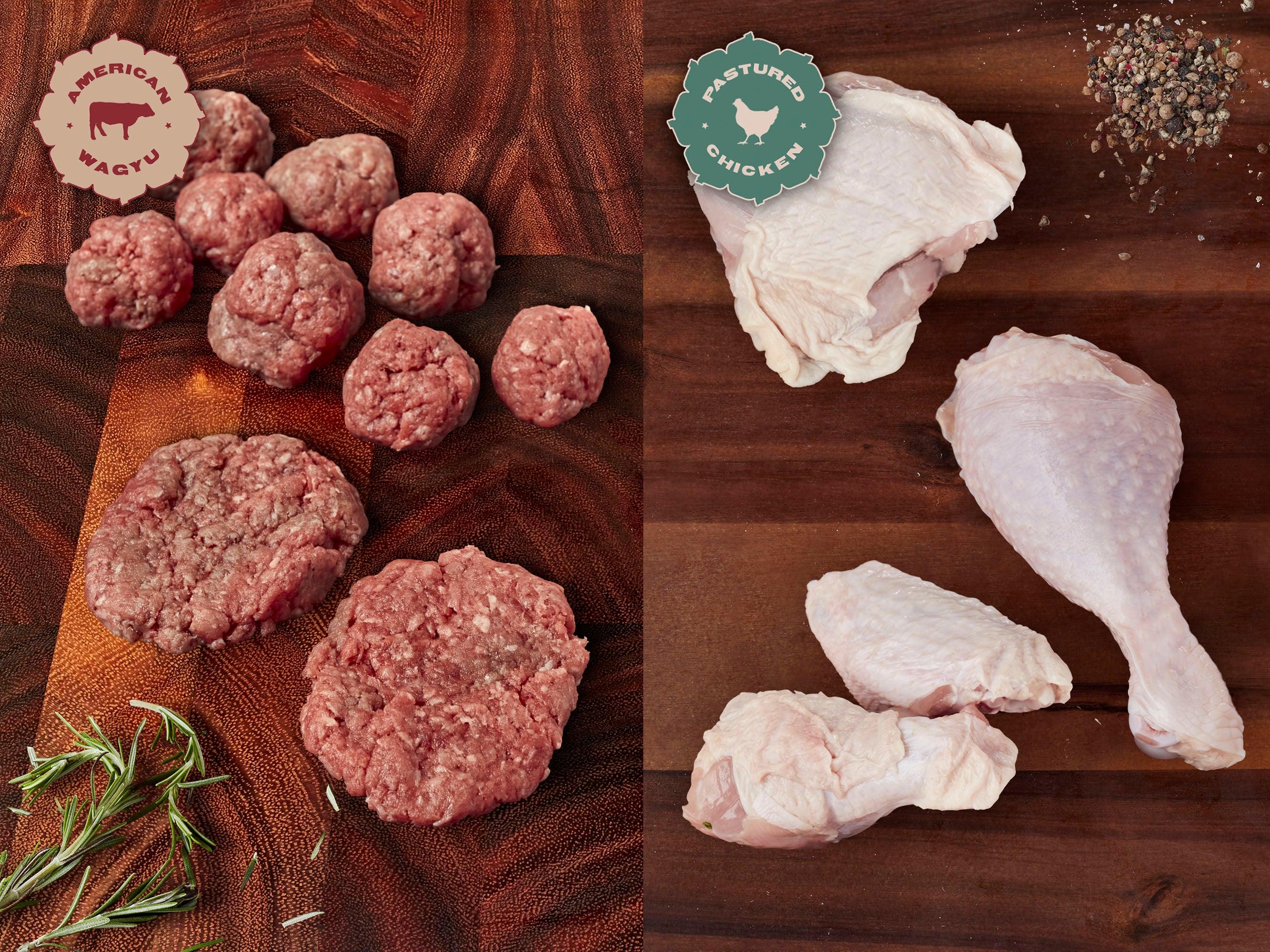 Game Day Box (Wagyu + Chicken) - Browsey Acres Inc