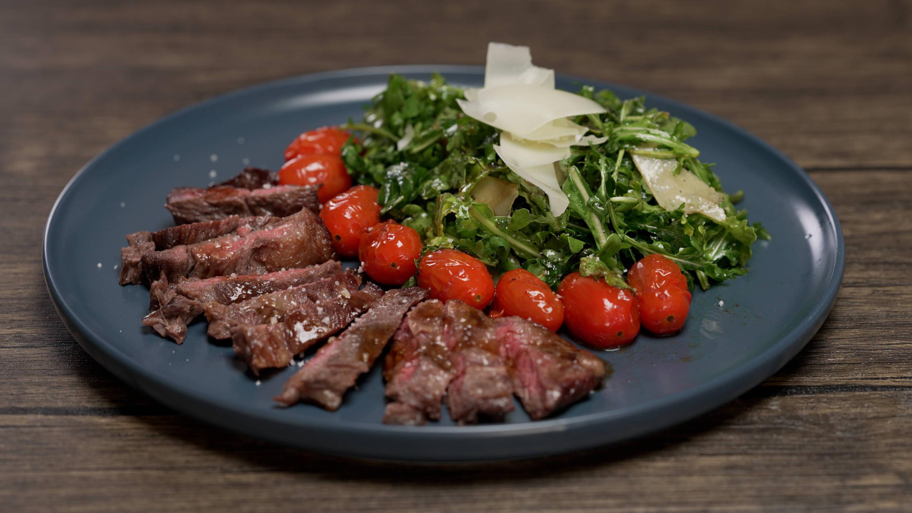 Seared Wagyu Skirt Steak Salad