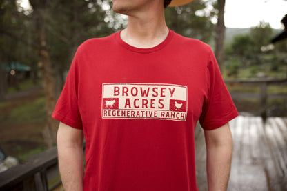 Browsey Acres Ladies Regenerative Ranch T-Shirt - Browsey Acres Inc