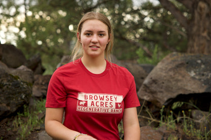 Browsey Acres Ladies Regenerative Ranch T-Shirt - Browsey Acres Inc